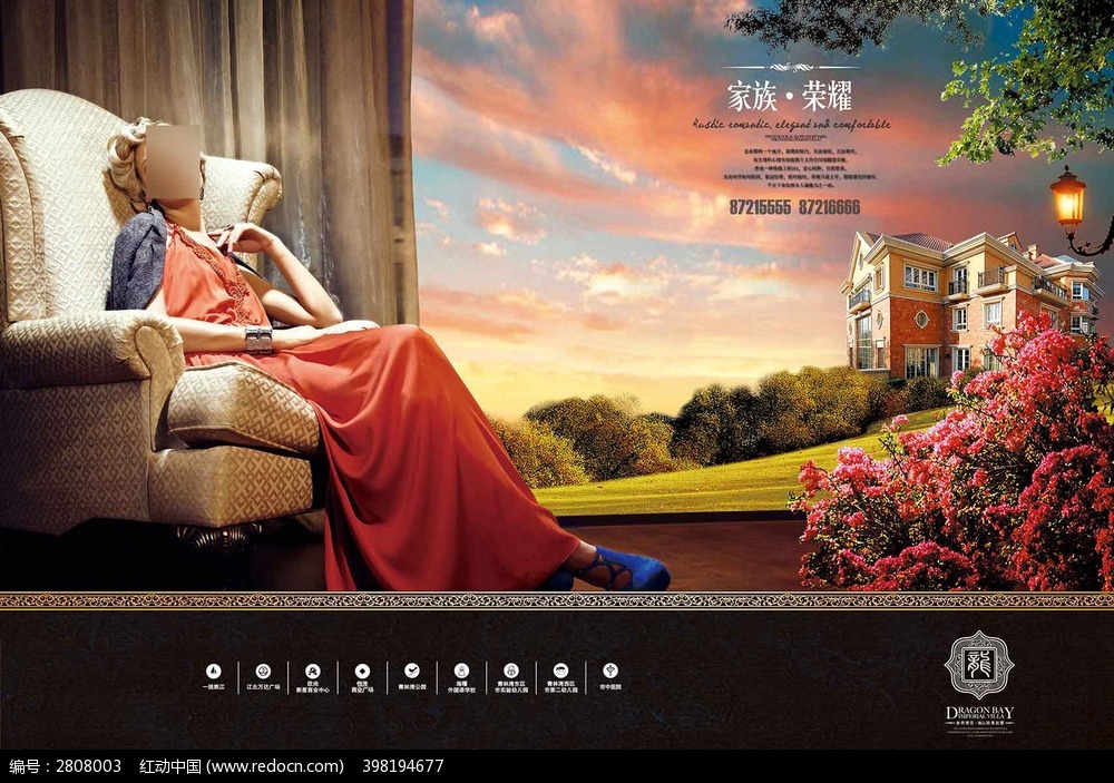 尊贵房地产广告设计 塑造非凡，定义奢华生活